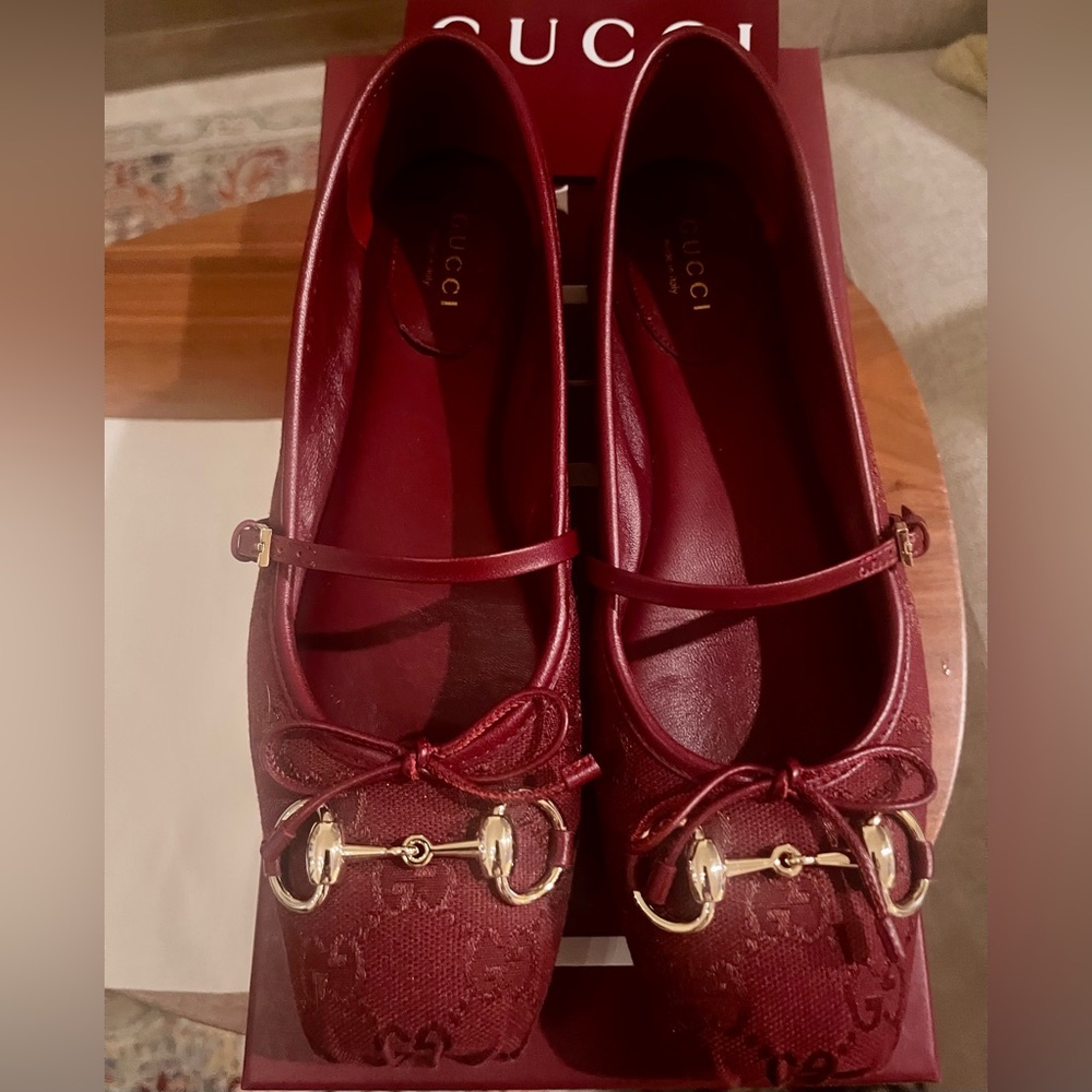 Gucci Horsebit Ballet Flats - Picture 3 of 9